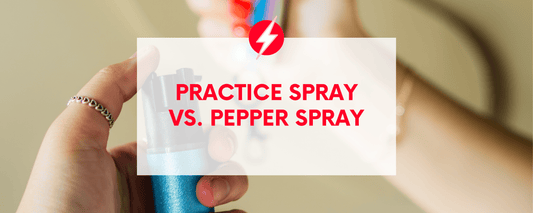 practice + pepper spray