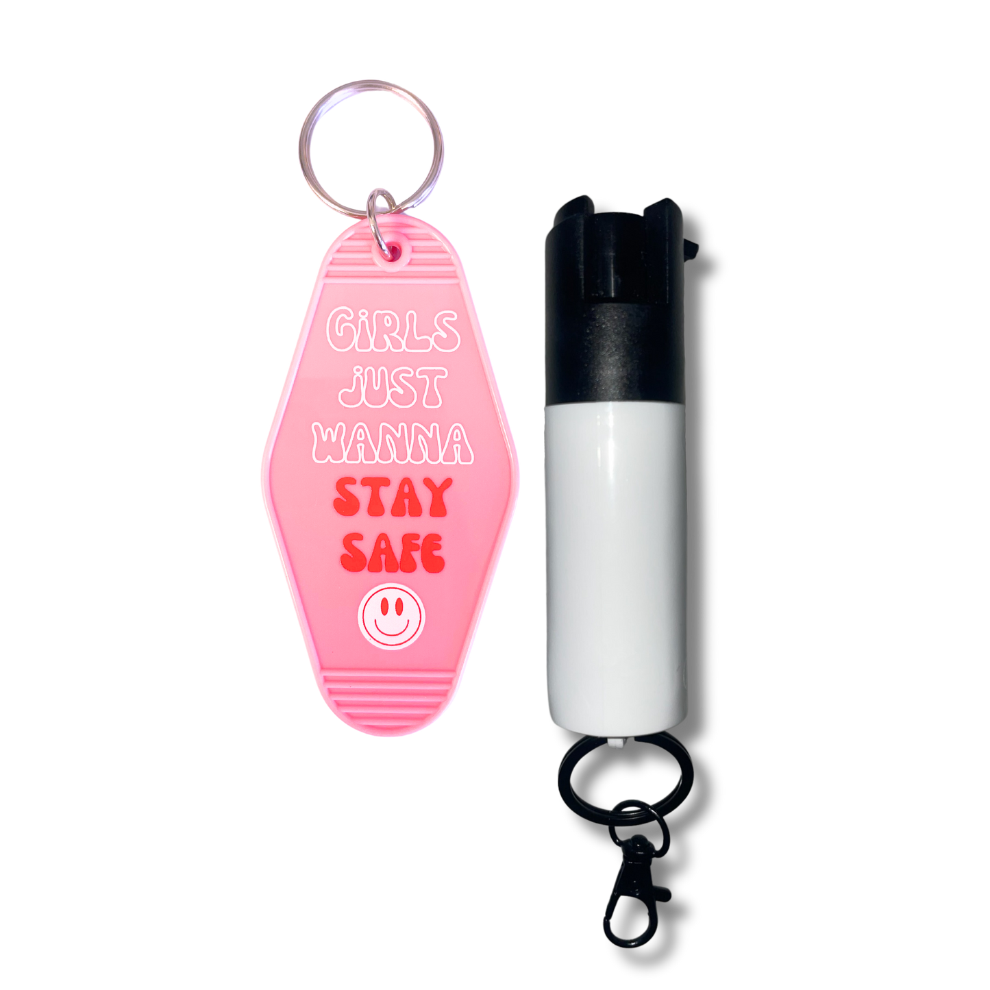 Motel Keychain + Pepper Spray Bundle
