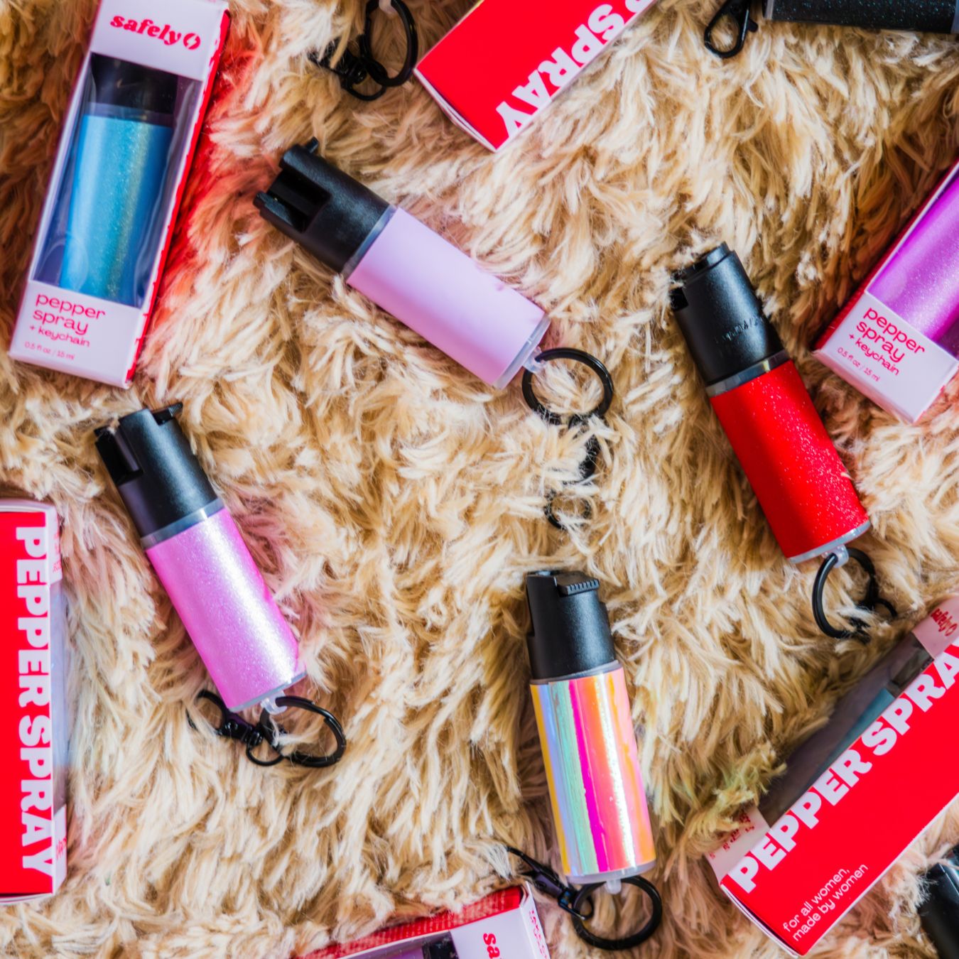 Pepper Spray + Keychain
