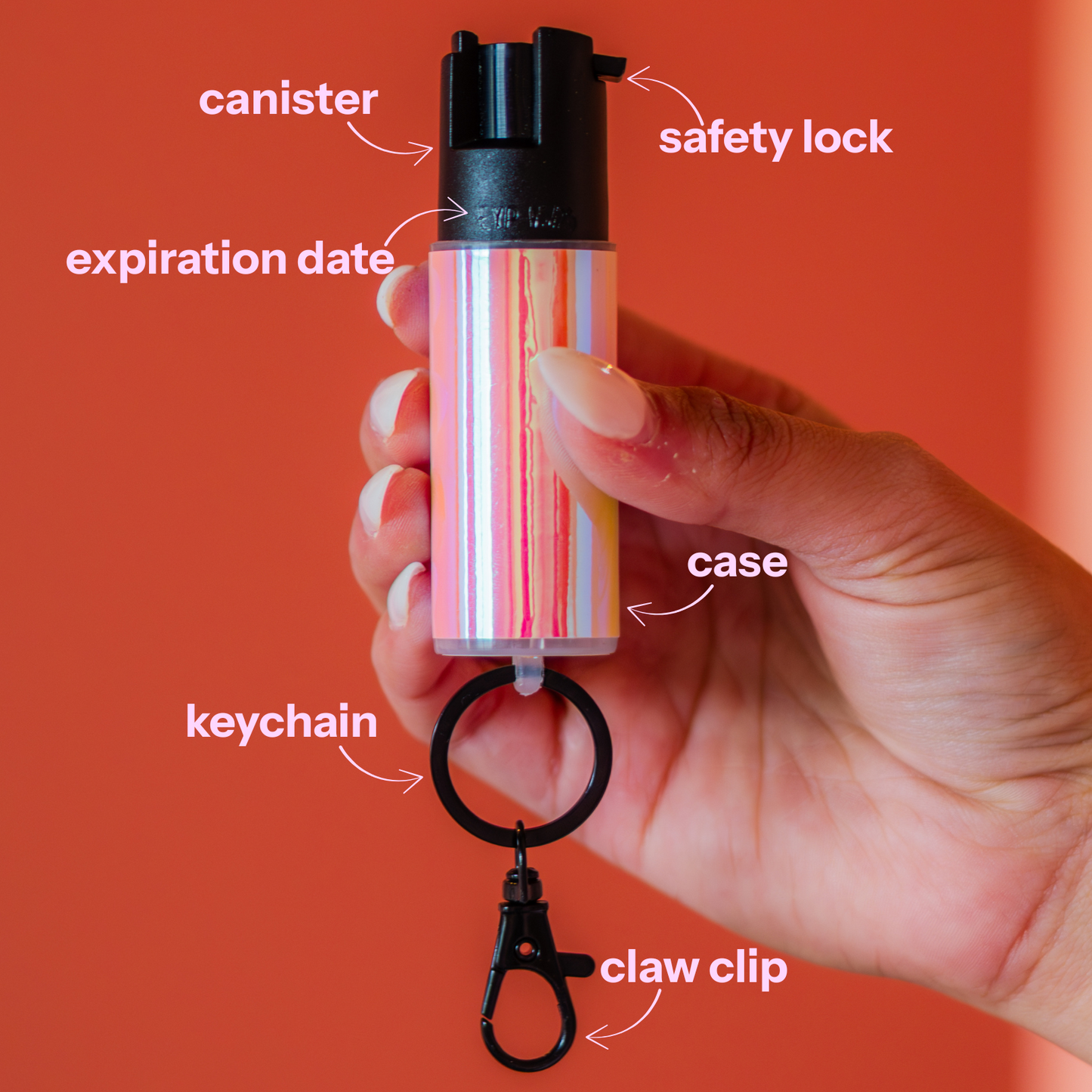 Pepper Spray + Keychain