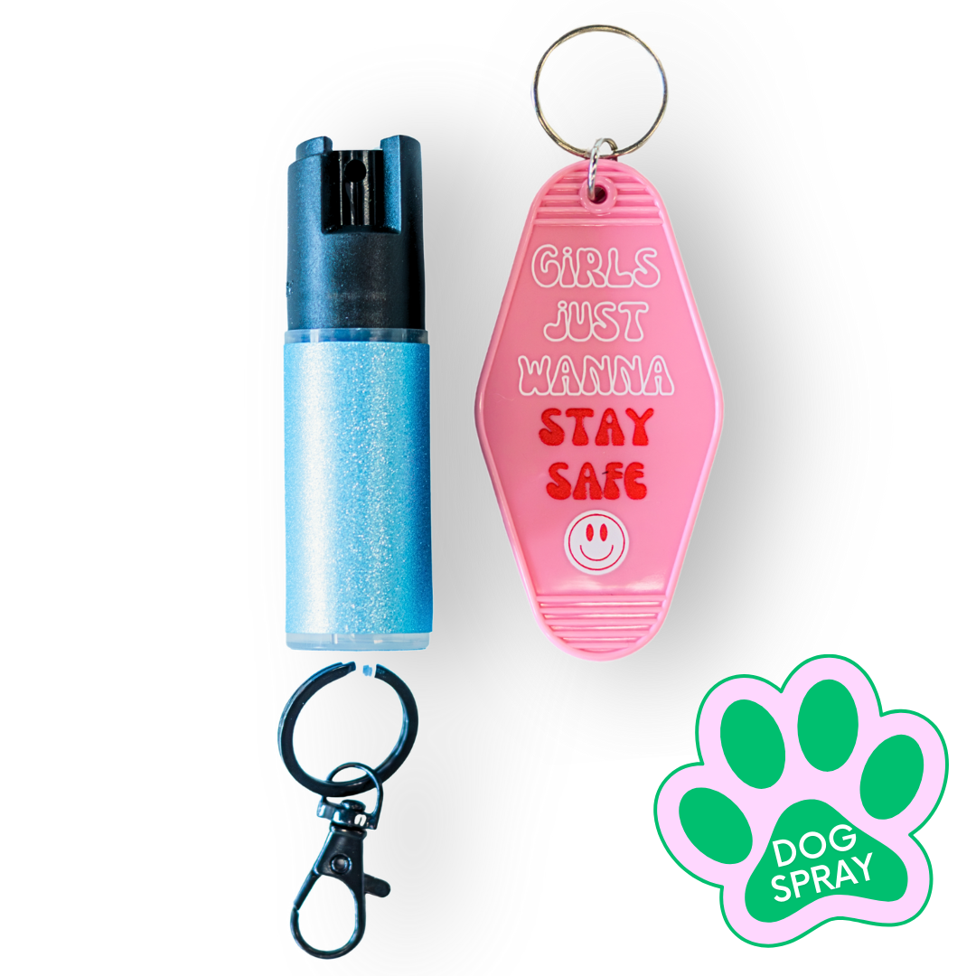 Motel Keychain + Dog Spray Bundle