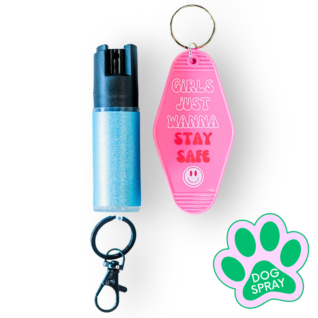 Motel Keychain + Dog Spray Bundle