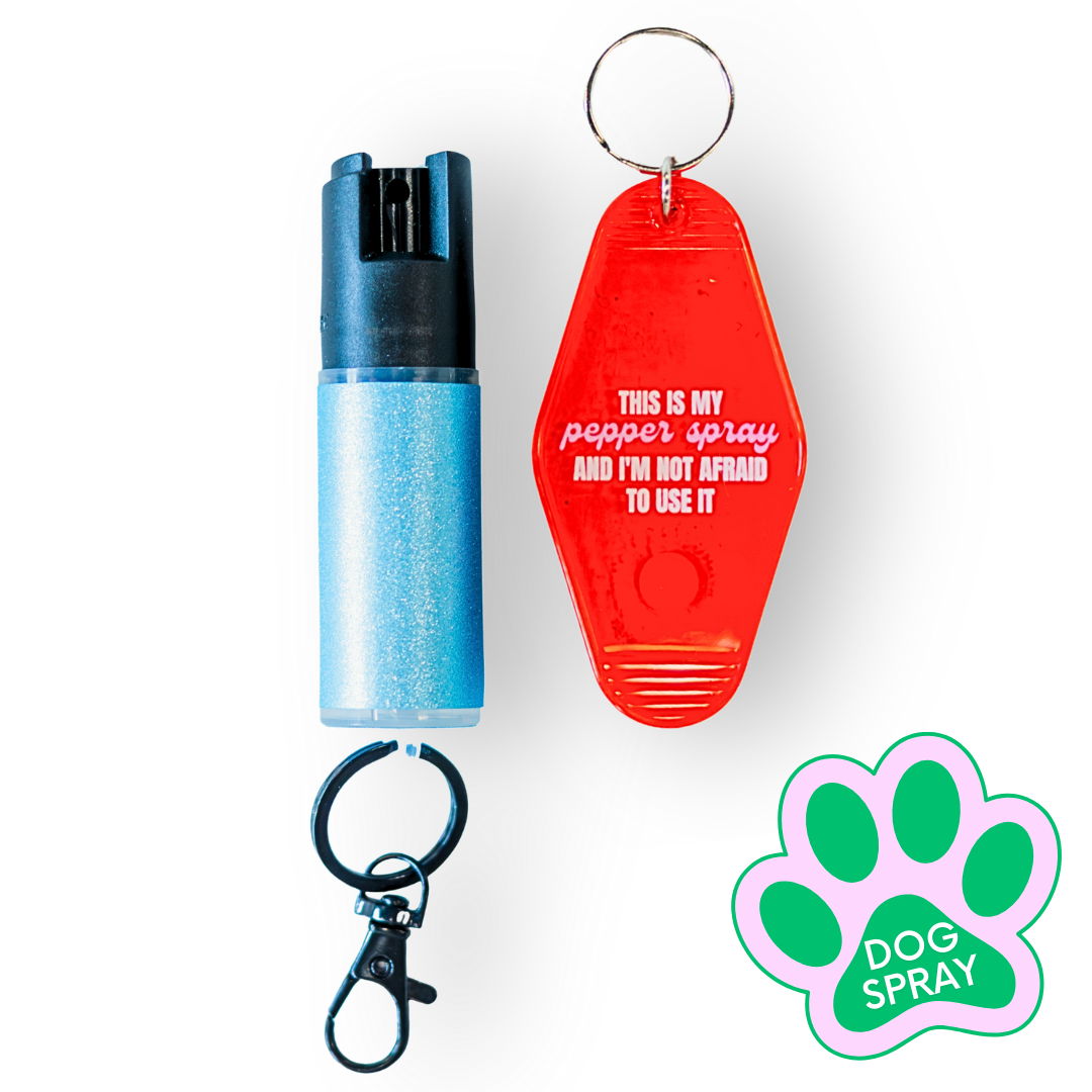 Motel Keychain + Dog Spray Bundle