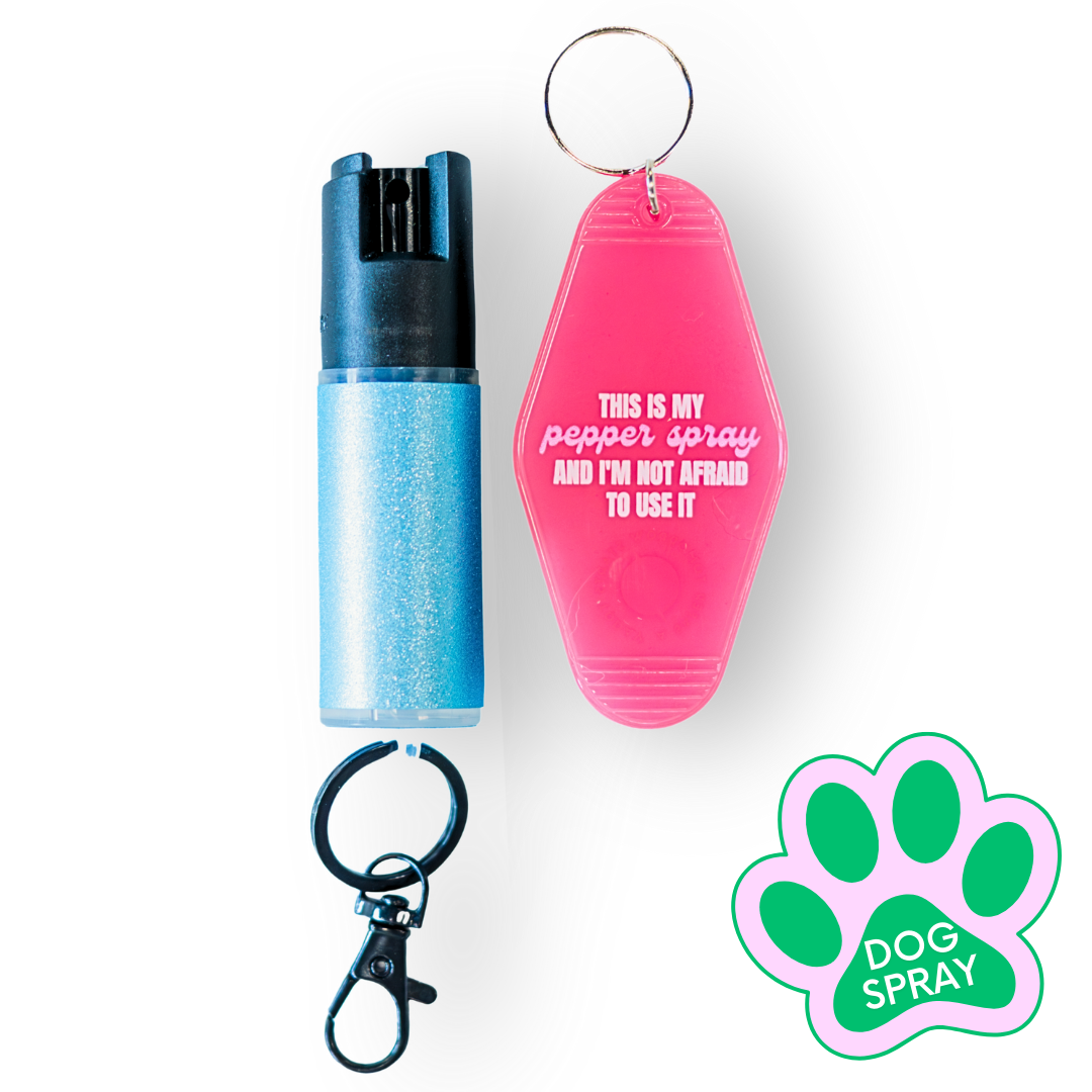 Motel Keychain + Dog Spray Bundle
