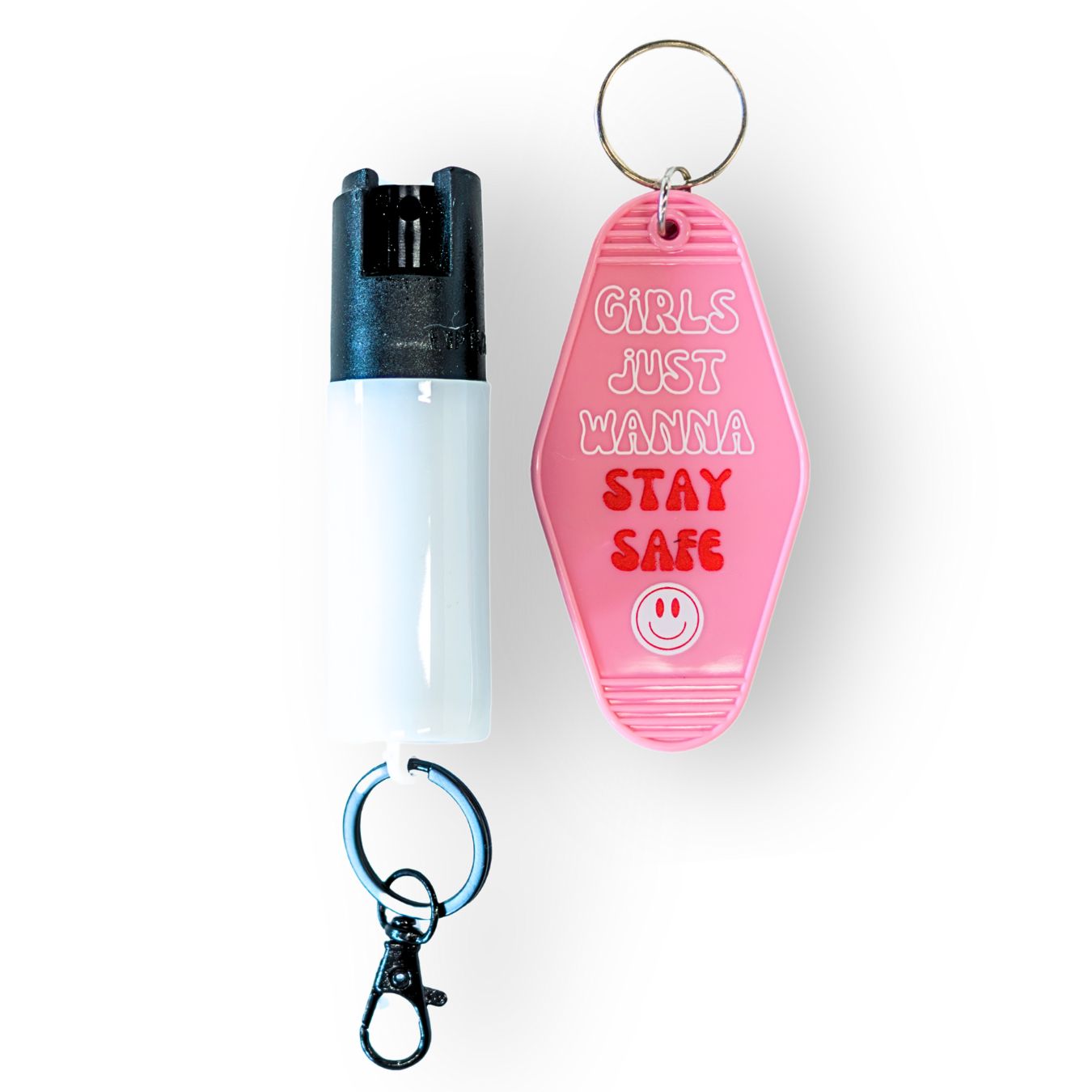 Motel Keychain + Pepper Spray Bundle