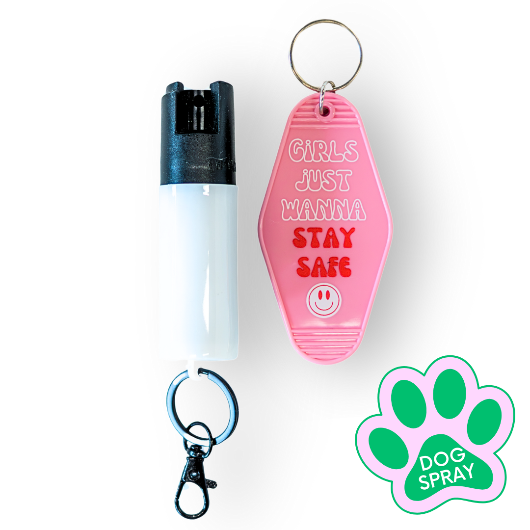 Motel Keychain + Dog Spray Bundle