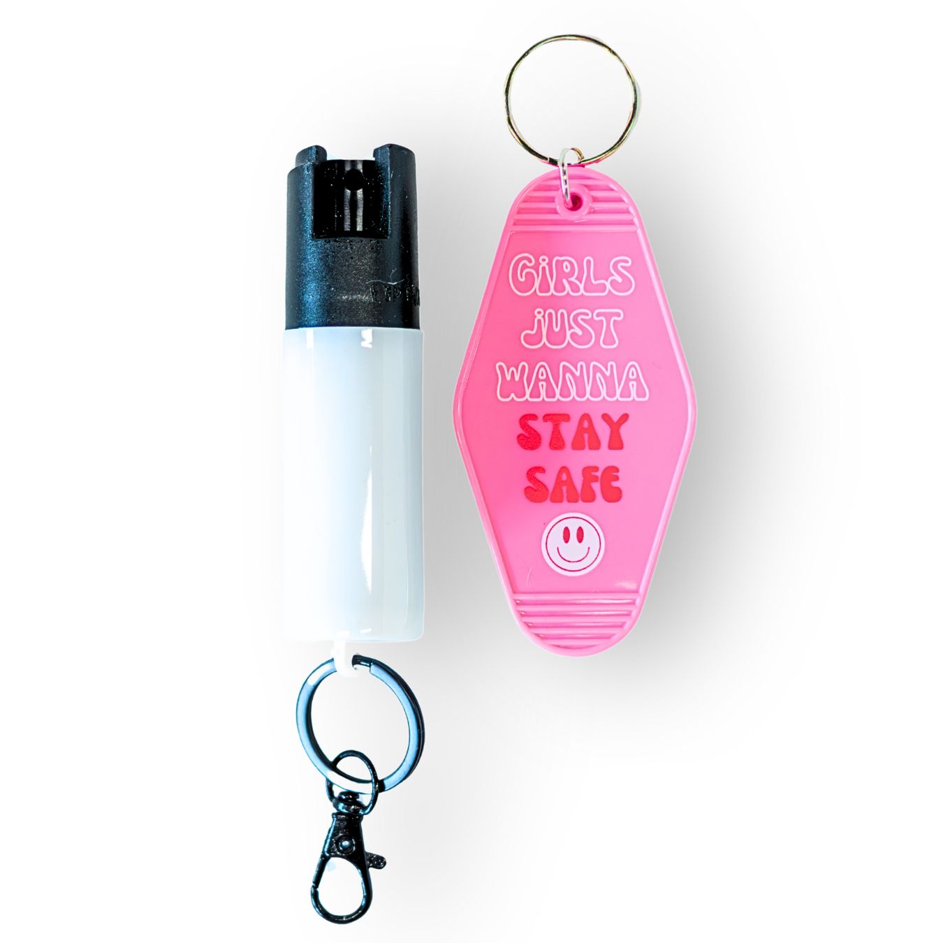 Motel Keychain + Pepper Spray Bundle