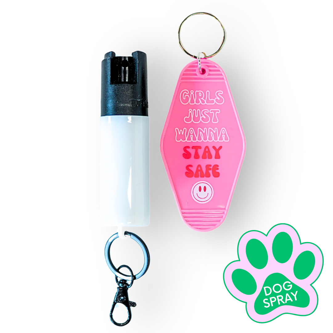 Motel Keychain + Dog Spray Bundle