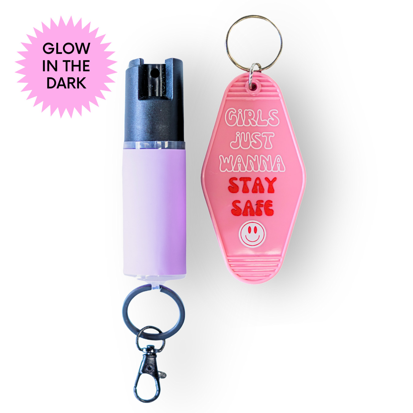 Motel Keychain + Pepper Spray Bundle