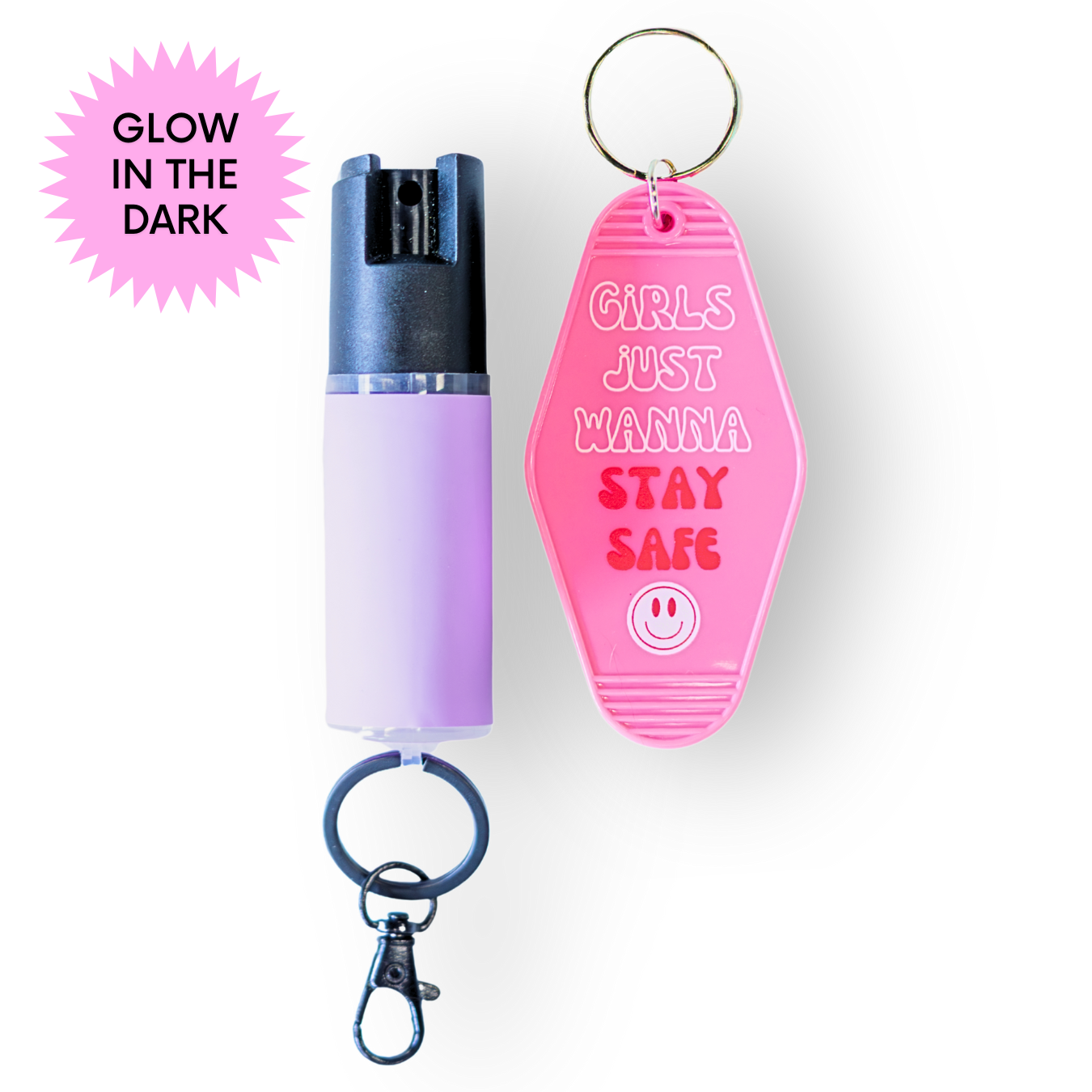 Motel Keychain + Pepper Spray Bundle