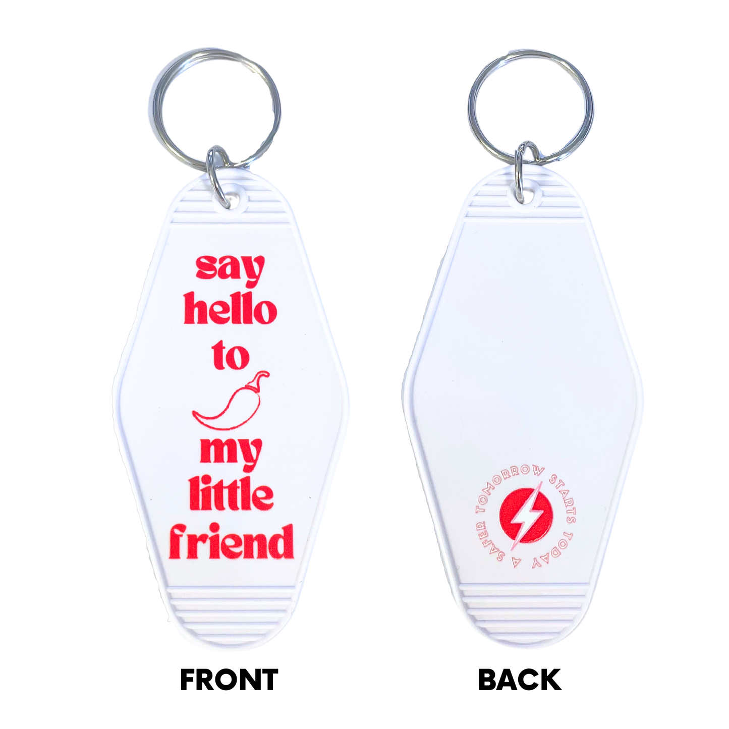 Motel Keychain + Pepper Spray Bundle