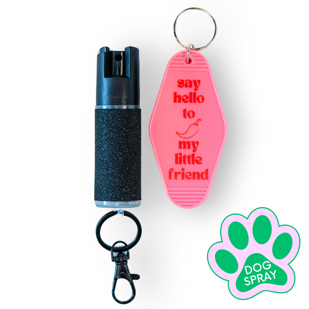 Motel Keychain + Dog Spray Bundle