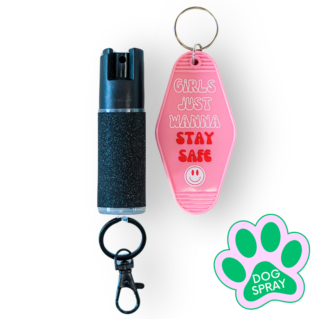 Motel Keychain + Dog Spray Bundle