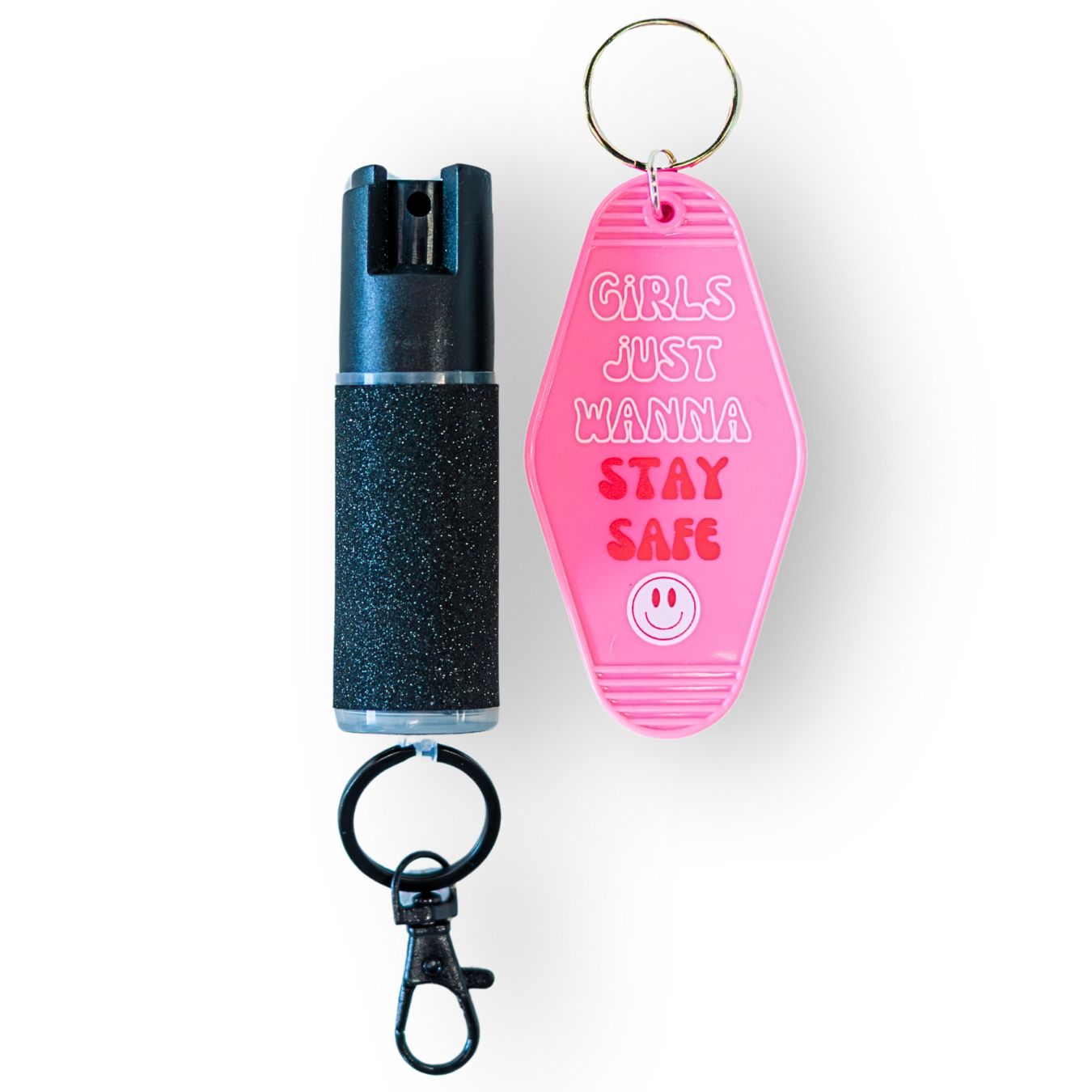 Motel Keychain + Pepper Spray Bundle