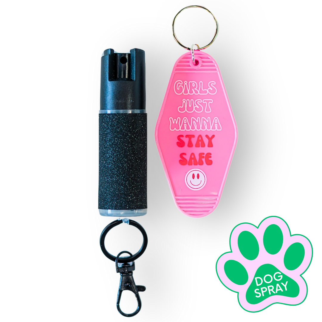 Motel Keychain + Dog Spray Bundle