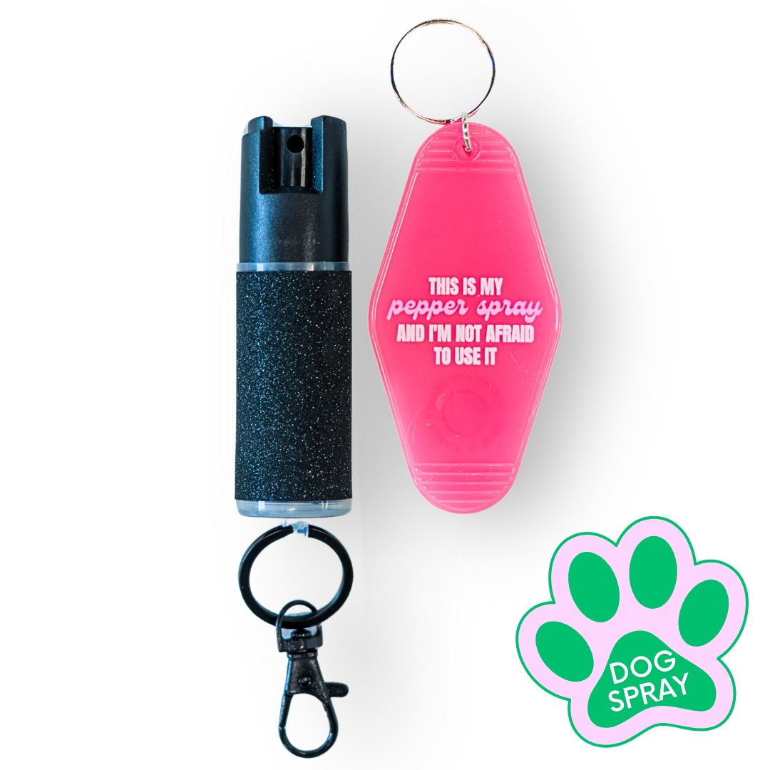 Motel Keychain + Dog Spray Bundle