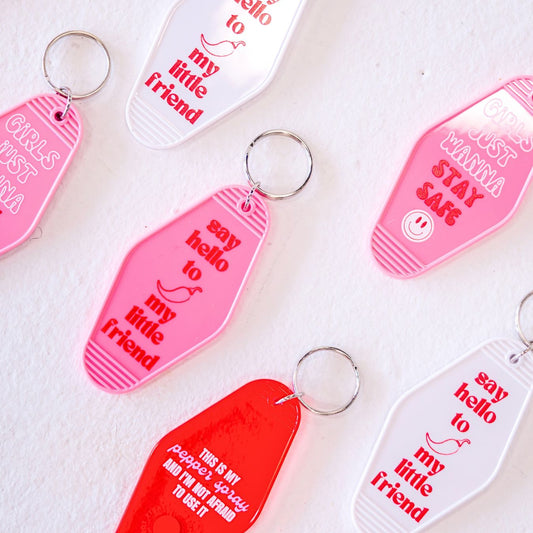 Motel Keychain