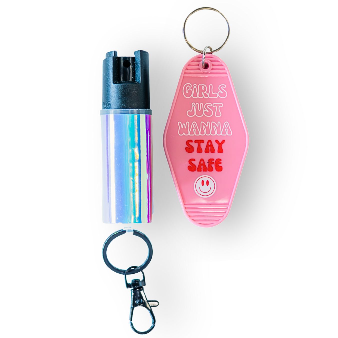 Motel Keychain + Pepper Spray Bundle