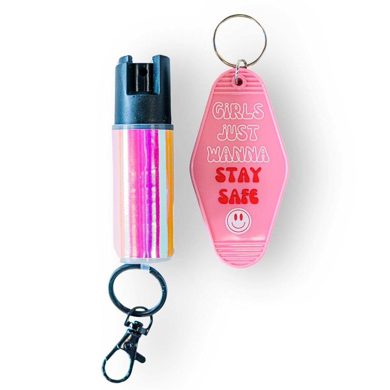 Motel Keychain + Pepper Spray Bundle