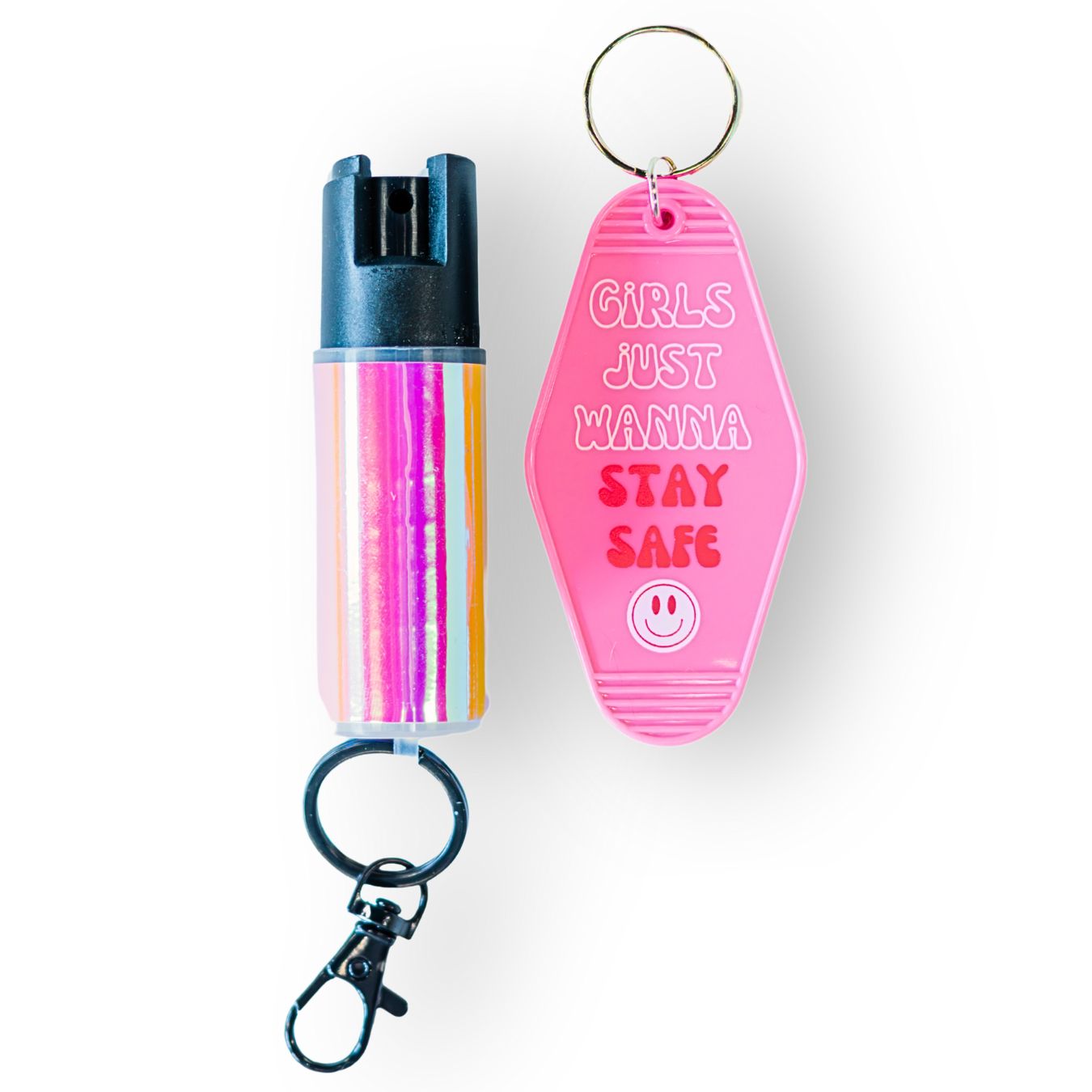 Motel Keychain + Pepper Spray Bundle