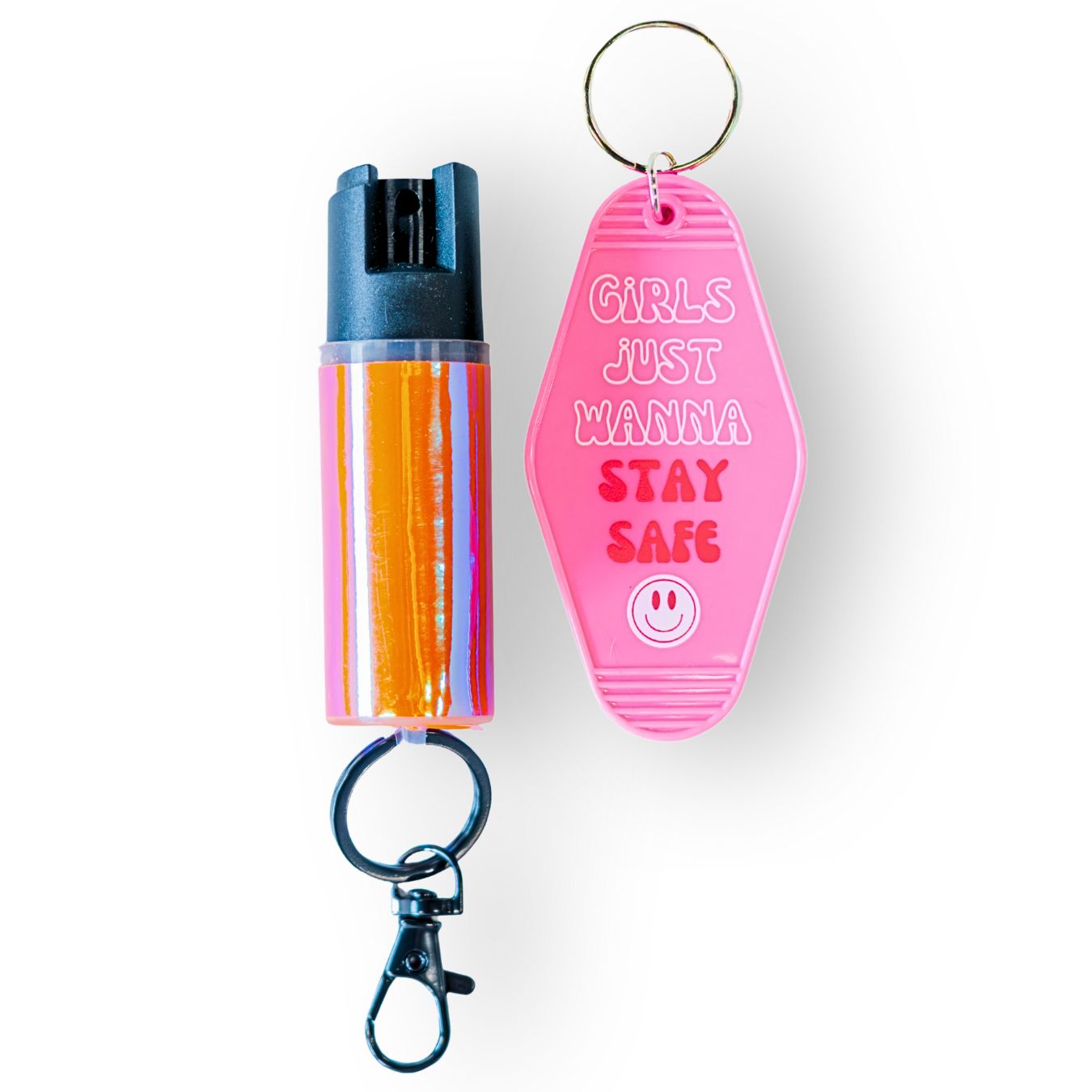 Motel Keychain + Pepper Spray Bundle