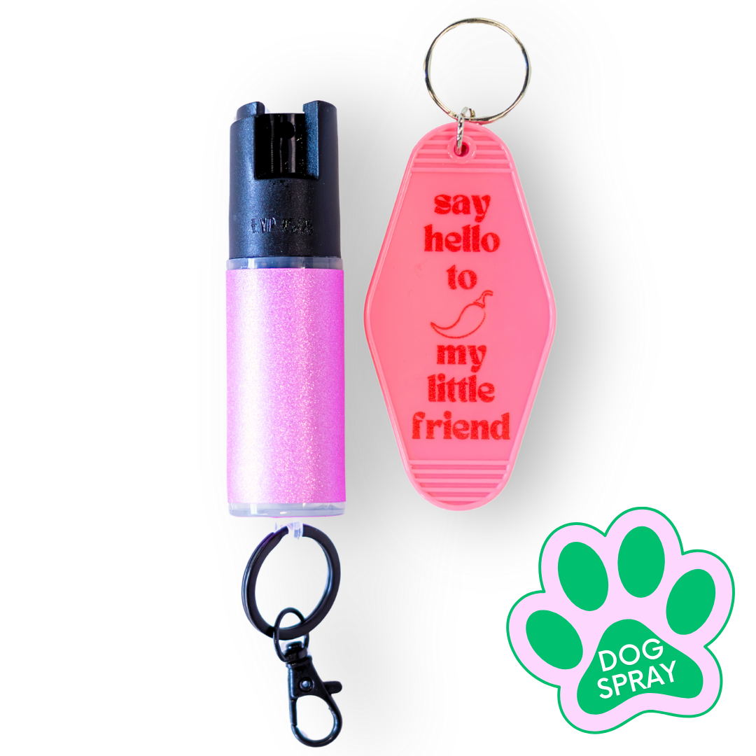 Motel Keychain + Dog Spray Bundle