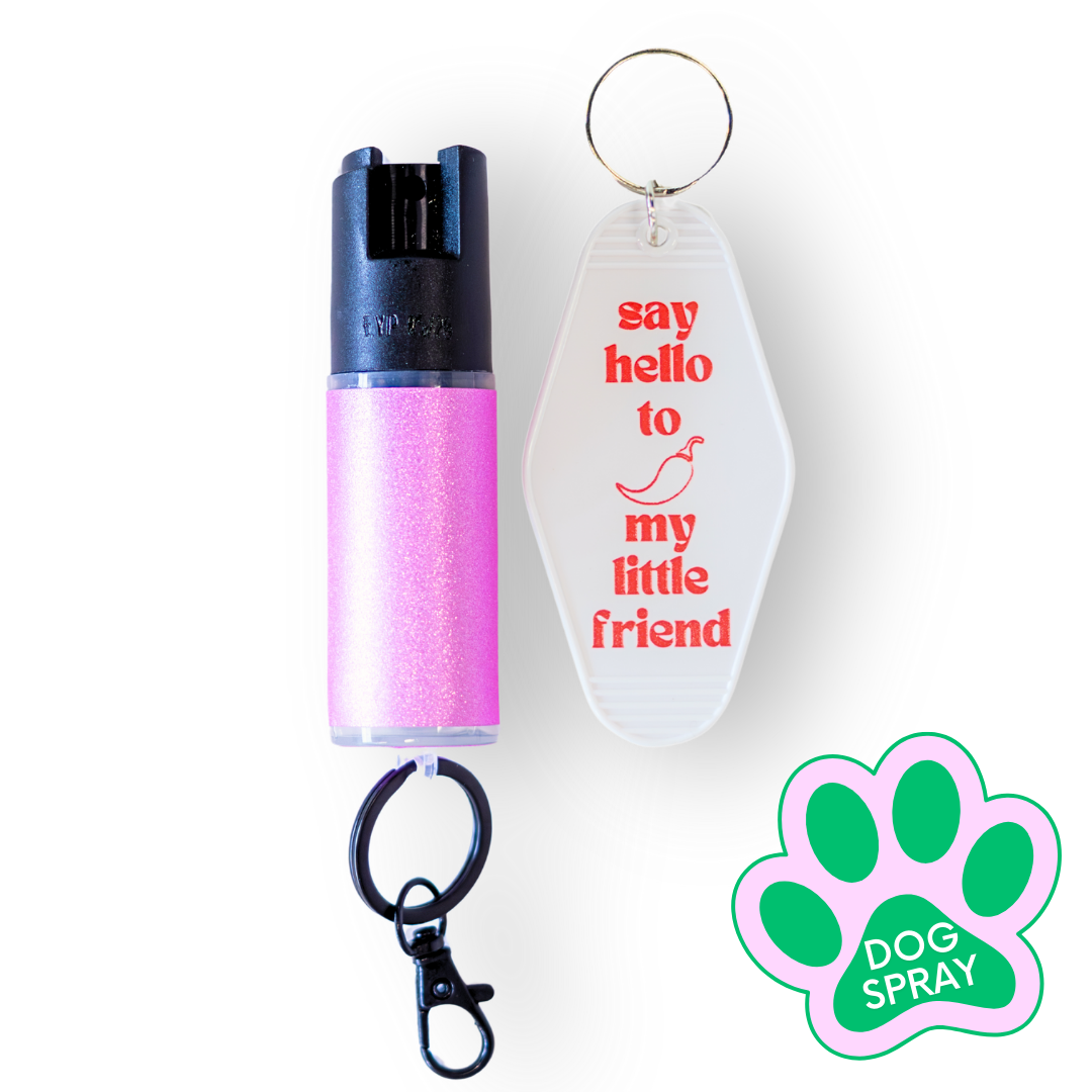 Motel Keychain + Dog Spray Bundle