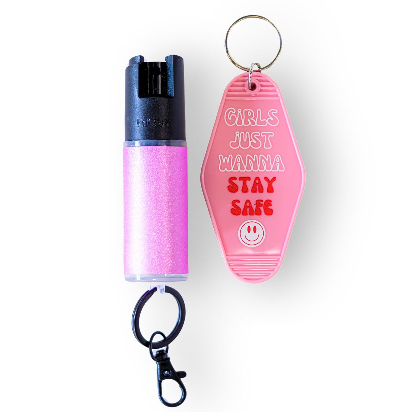 Motel Keychain + Pepper Spray Bundle