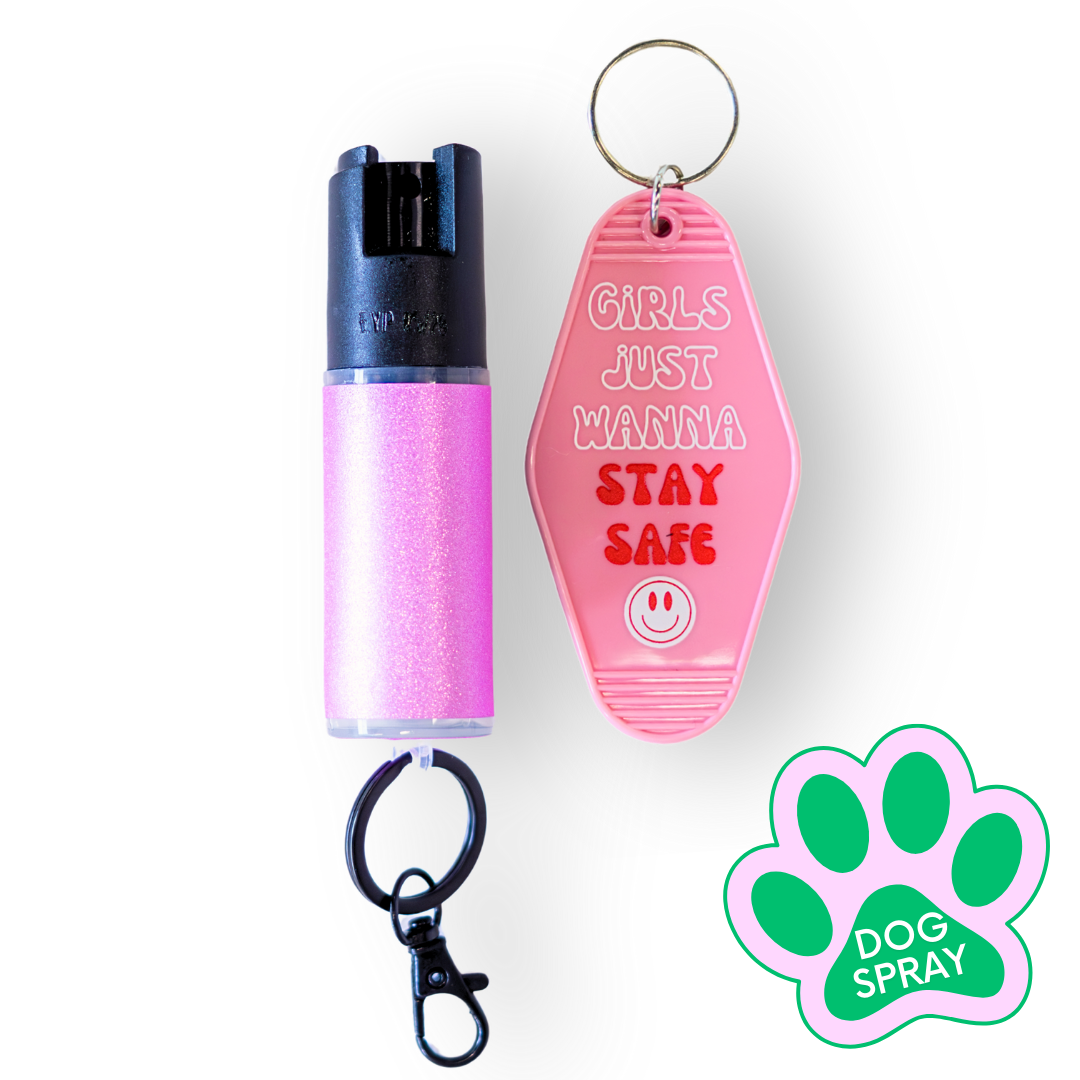 Motel Keychain + Dog Spray Bundle