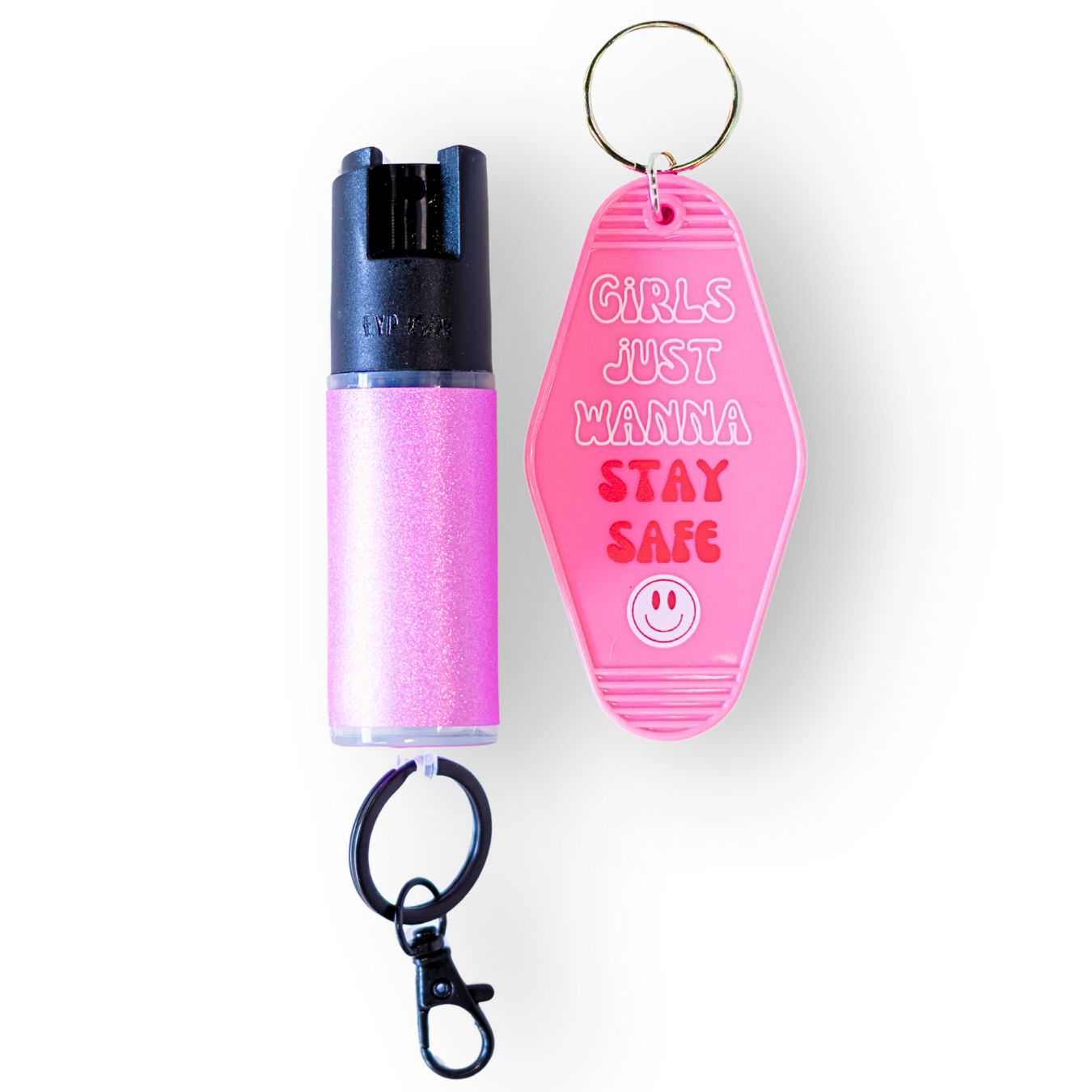Motel Keychain + Pepper Spray Bundle