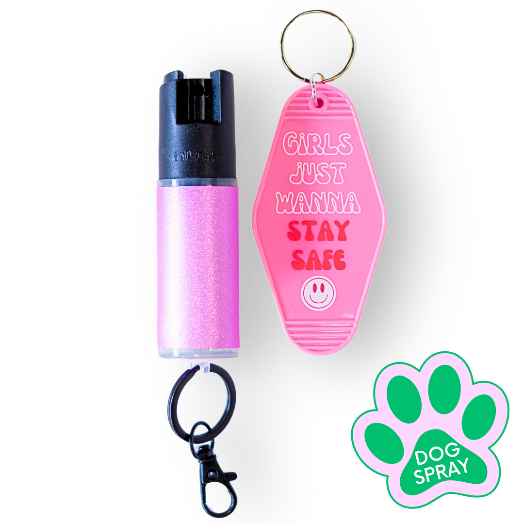 Motel Keychain + Dog Spray Bundle