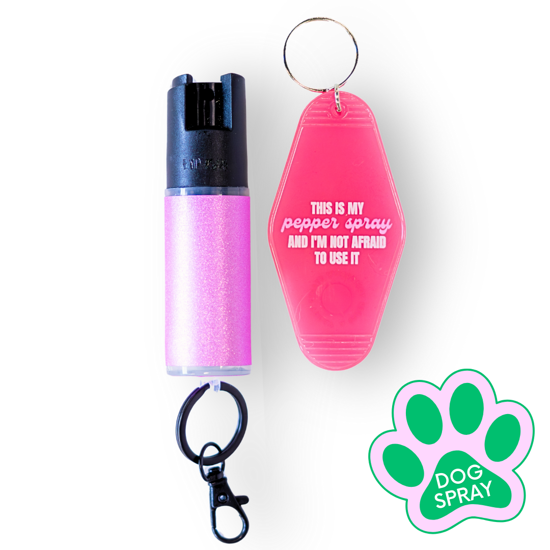 Motel Keychain + Dog Spray Bundle
