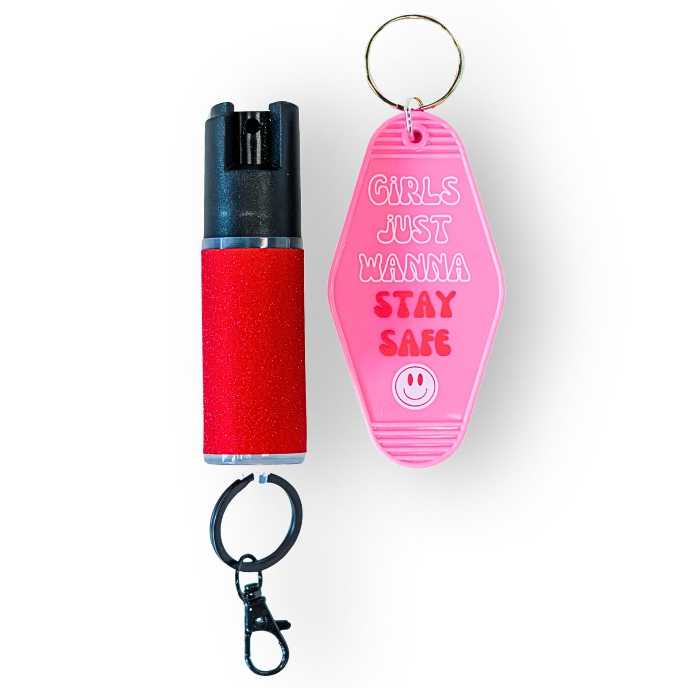 Motel Keychain + Pepper Spray Bundle