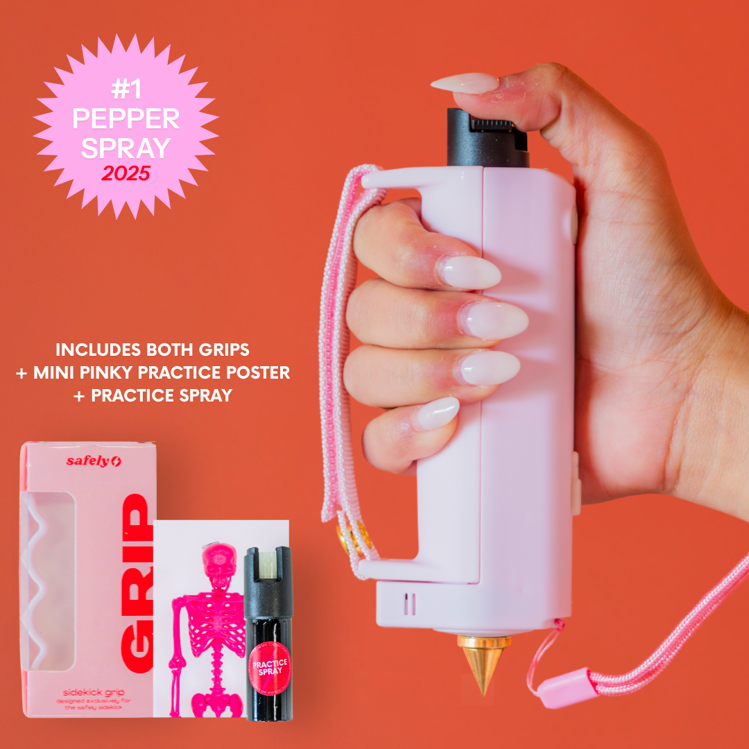 Pink Safely Confidence Kit bundle best self defense gift for women college students personal safety