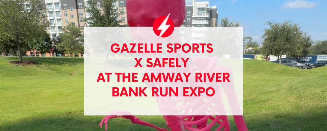 Gazelle Sports x Safely at the Amway River Bank Run Expo
