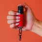 Safely ruby slippers pepper spray with keychain women's self defense tool personal safety