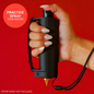 Black Safely Sidekick with strap grip and practice spray