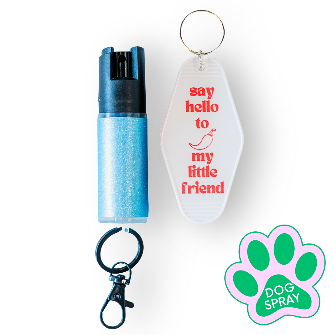 Motel Keychain + Dog Spray Bundle