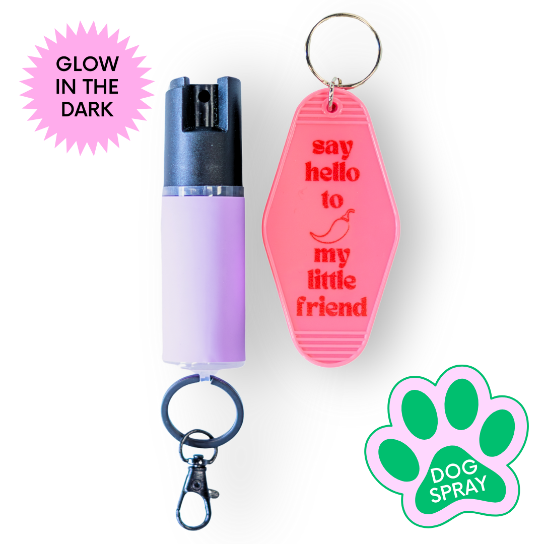 Motel Keychain + Dog Spray Bundle