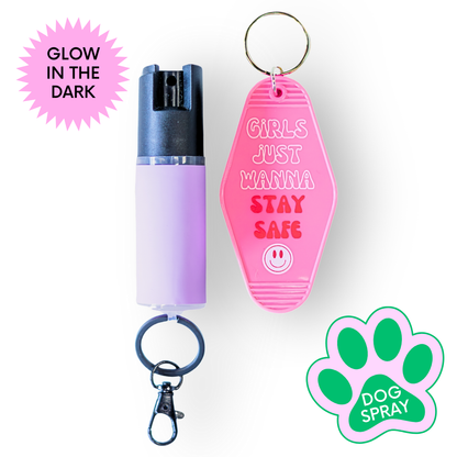 Motel Keychain + Dog Spray Bundle