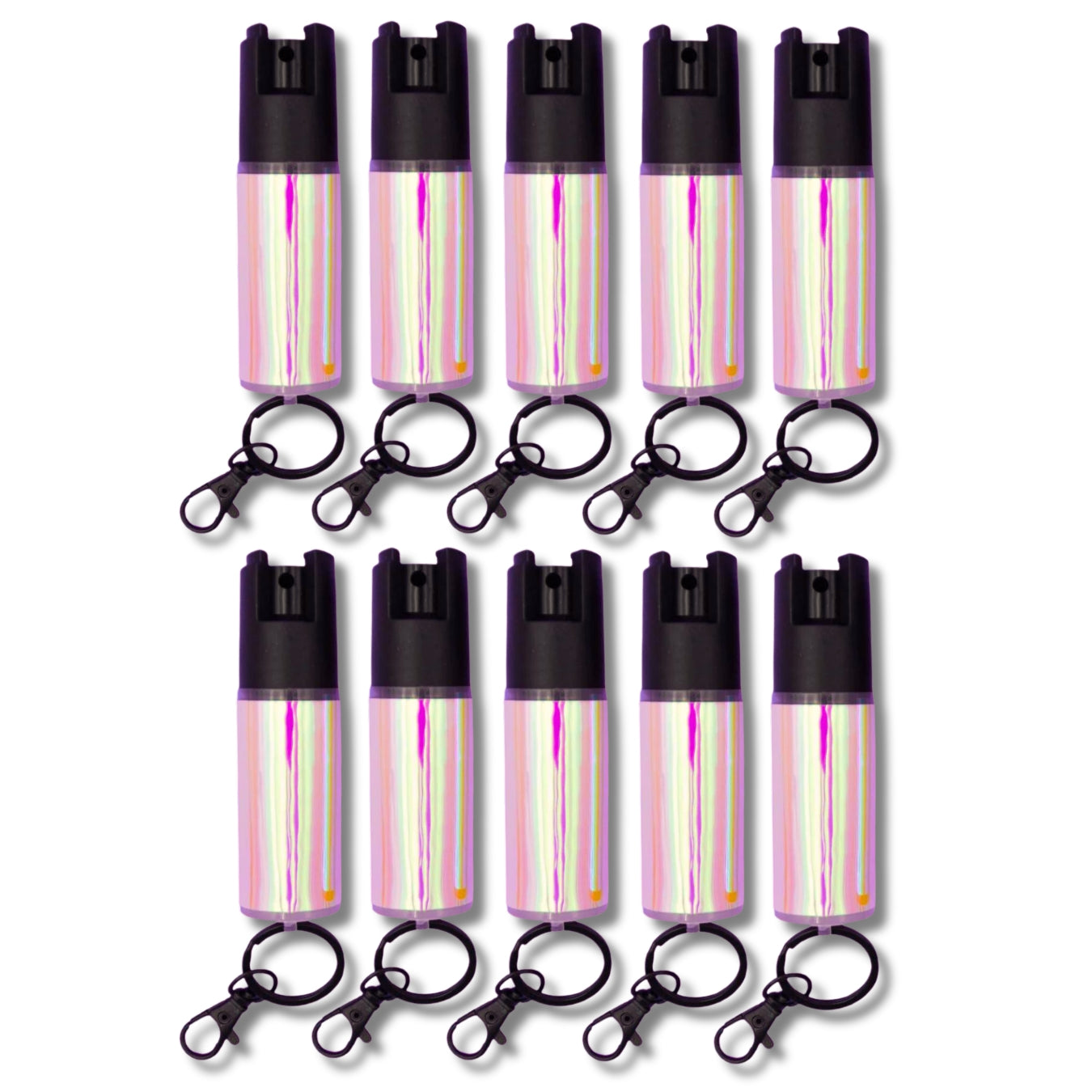 pink holographic pepper spray maximum strength