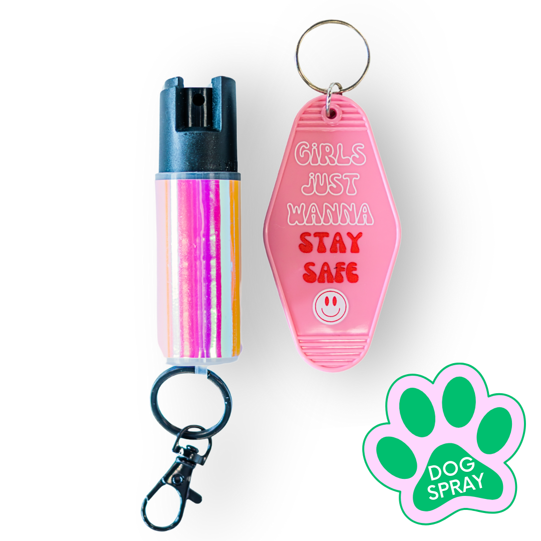 Motel Keychain + Dog Spray Bundle