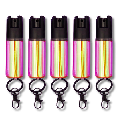 pink holographic pepper spray maximum strength