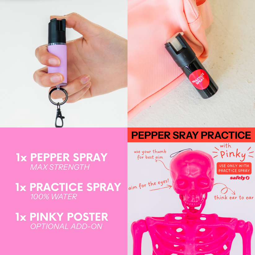Pepper Spray + Practice Spray Bundle | Perfect Your Self-Defense Skills ...