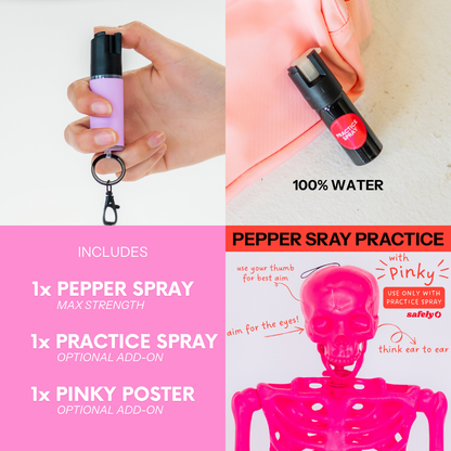 Pepper Spray + Keychain