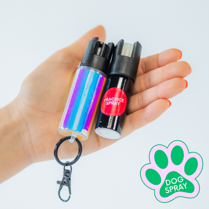 Dog Spray + Practice Spray Bundle