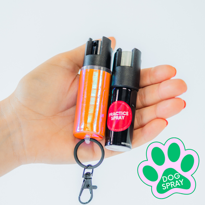 Dog Spray + Practice Spray Bundle