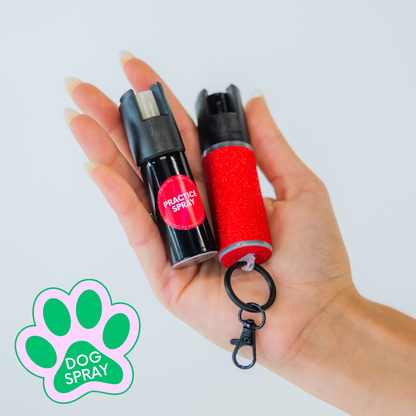 Dog Spray + Practice Spray Bundle