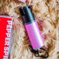 Safely pretty in pink pepper spray with keychain best pepper spray for women self defense