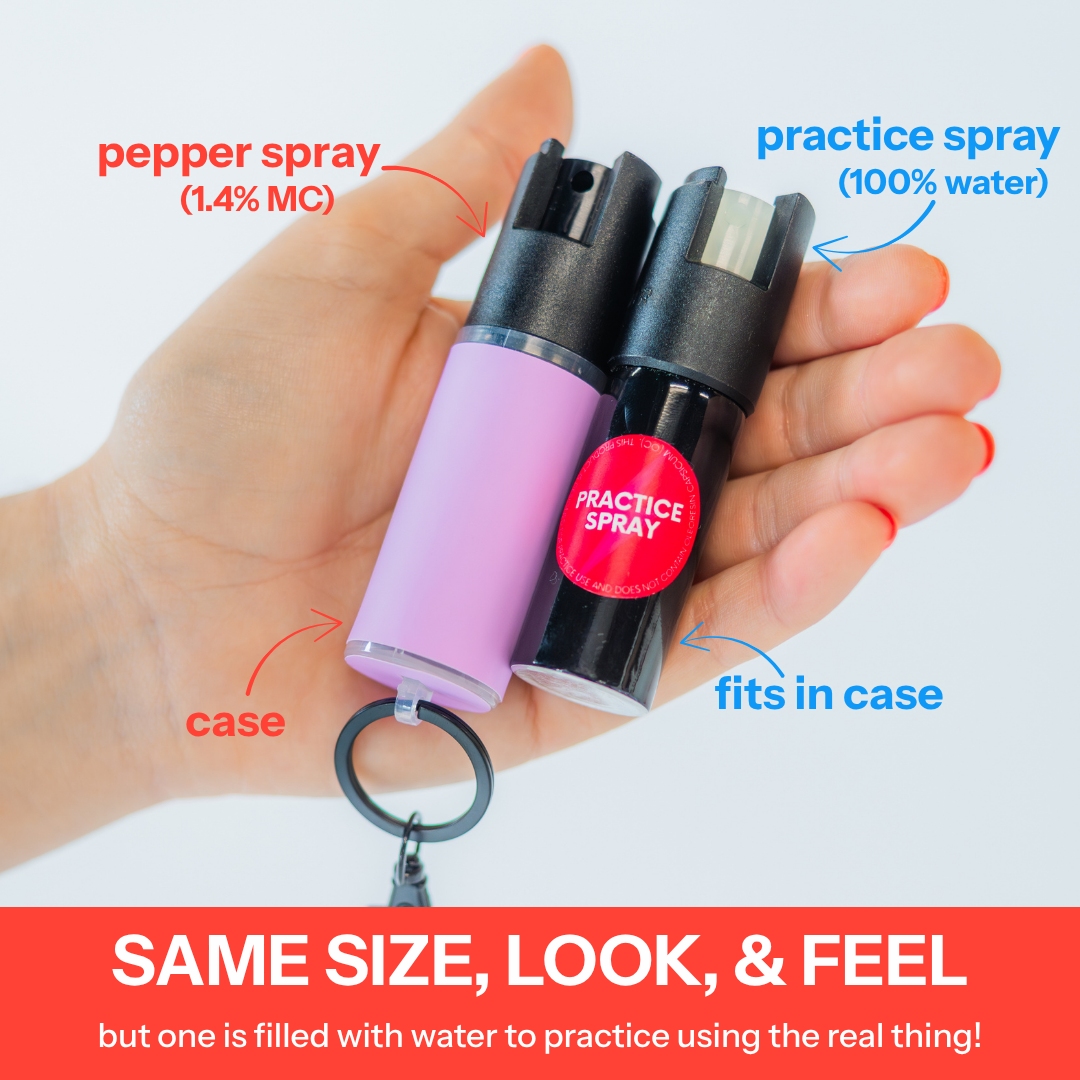 3-Pack Pepper + Practice Spray
